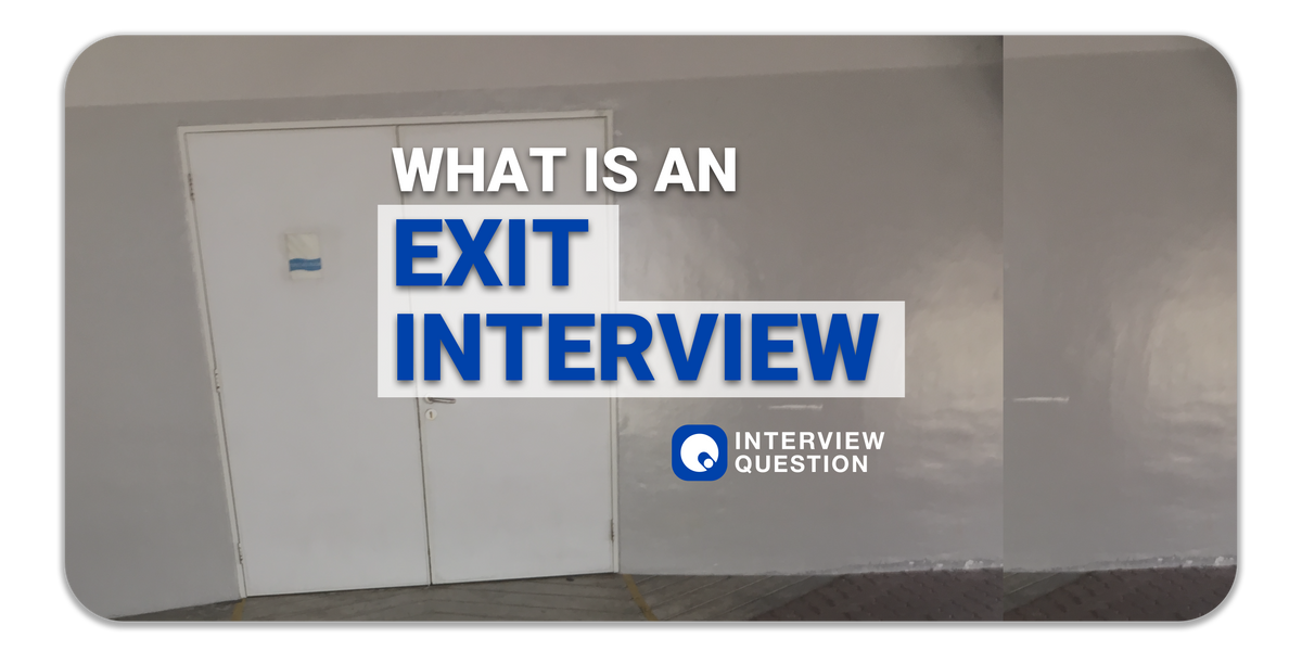 What is an exit interview, and does this affect me if I've tendered?